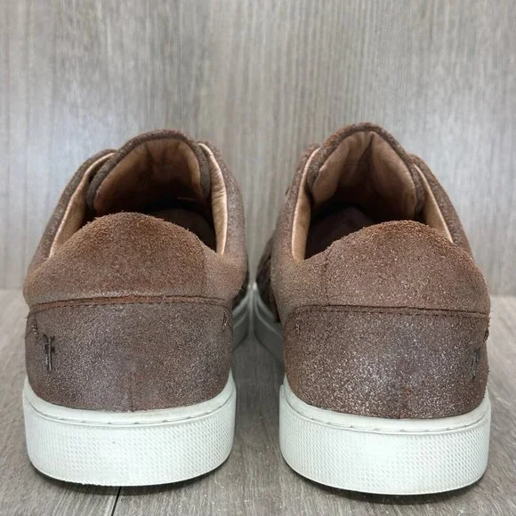 Frye Shoes Womens 8M Ivy Gore Leather Casual Slip On Sneakers Brown 3470375-CHO - Picture 4 of 11